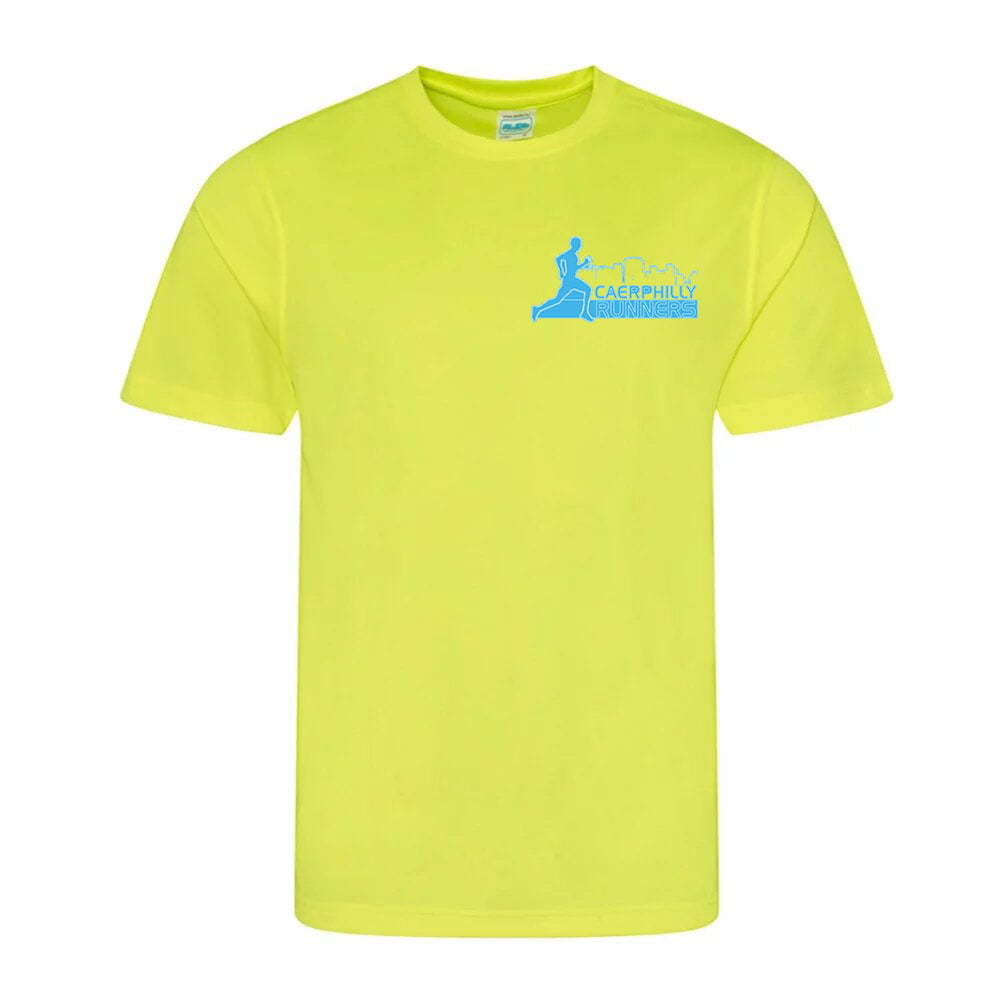 Mens Yellow Cool Tech T-Shirt - TSS Sport of Caerphilly. Suppliers of ...