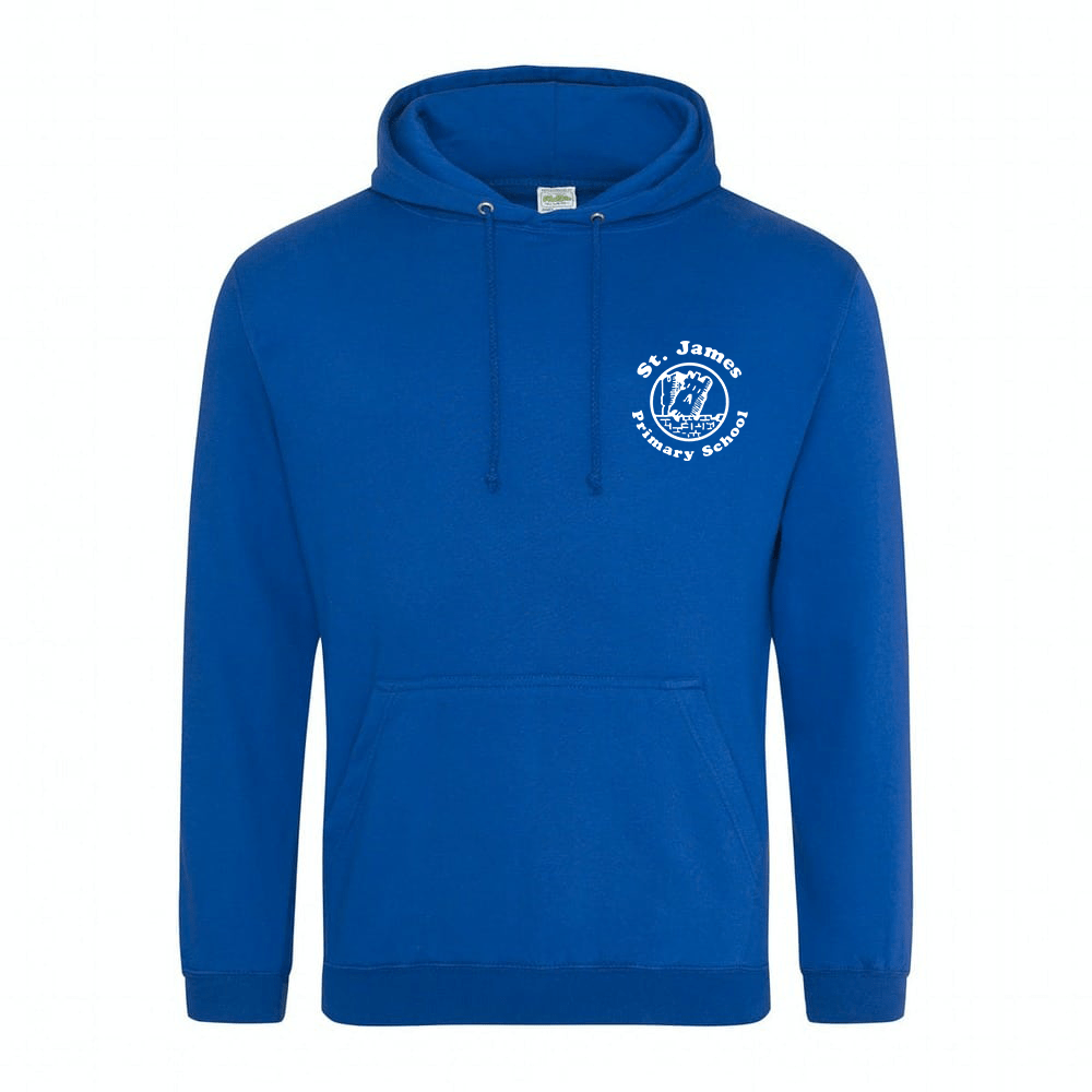 St James Royal Blue Hoodie - TSS Sport of Caerphilly. Suppliers of ...