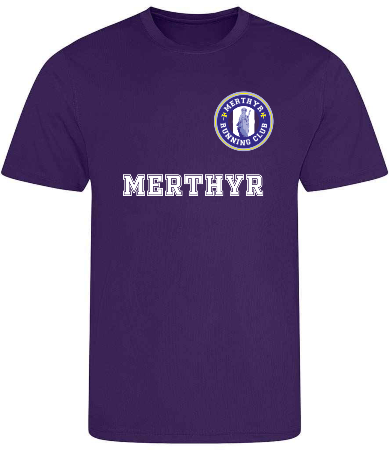 Merthyr Running Club Men's Running TShirt TSS Sport of Caerphilly. Suppliers of school